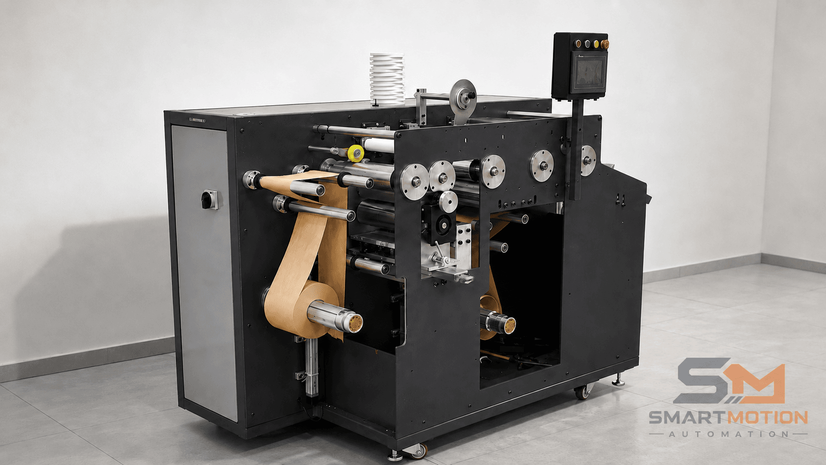 Three-Side Gluing and Folding Machine